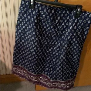Bass cotton skirt lined